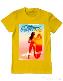 Tricou ADLER barbat Bikini body Galben