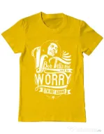Tricou ADLER barbat Bob tells me Galben