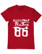 Tricou ADLER barbat Brooklyn Rosu