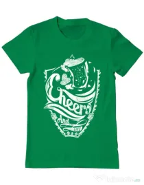 Tricou ADLER barbat Cheers Verde mediu