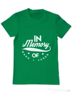 Tricou ADLER barbat In memory of when I cared Verde mediu