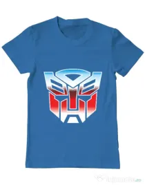Tricou ADLER barbat Transformers Albastru azuriu