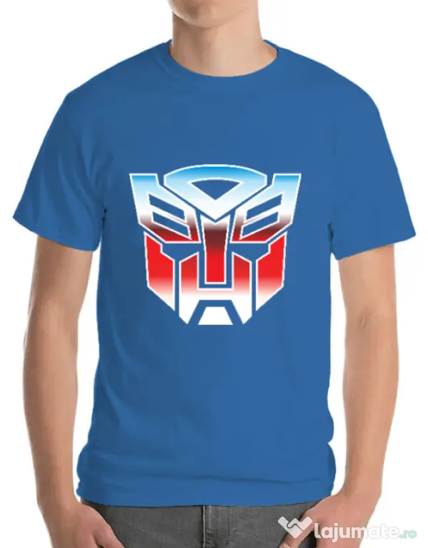 Tricou ADLER barbat Transformers Albastru azuriu