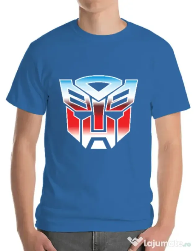 Tricou ADLER barbat Transformers Albastru azuriu
