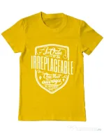 Tricou ADLER barbat Irreplaceable Galben