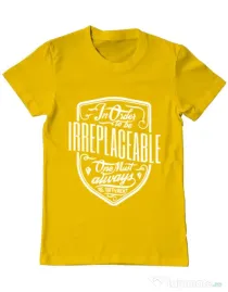 Tricou ADLER barbat Irreplaceable Galben