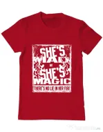 Tricou ADLER barbat Mad but magic Rosu
