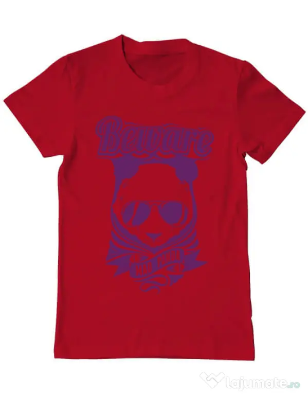 Tricou ADLER barbat Mad Panda Rosu