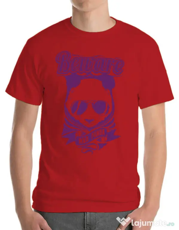 Tricou ADLER barbat Mad Panda Rosu
