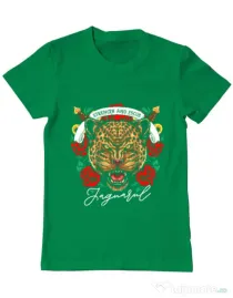 Tricou ADLER barbat Strenght and focus Verde mediu