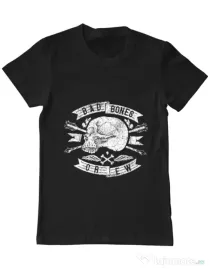 Tricou ADLER barbat Skull symbol Negru