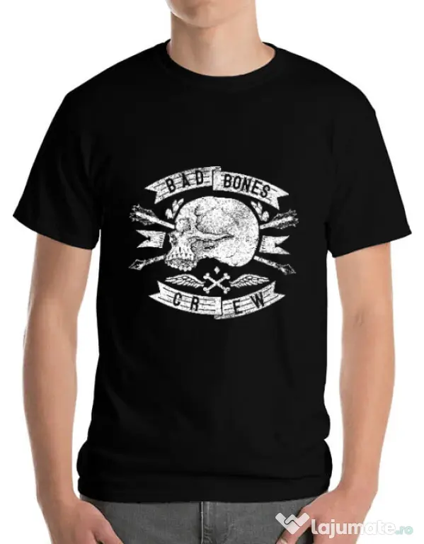 Tricou ADLER barbat Skull symbol Negru