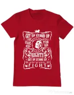 Tricou ADLER barbat Stand up for your rights Rosu