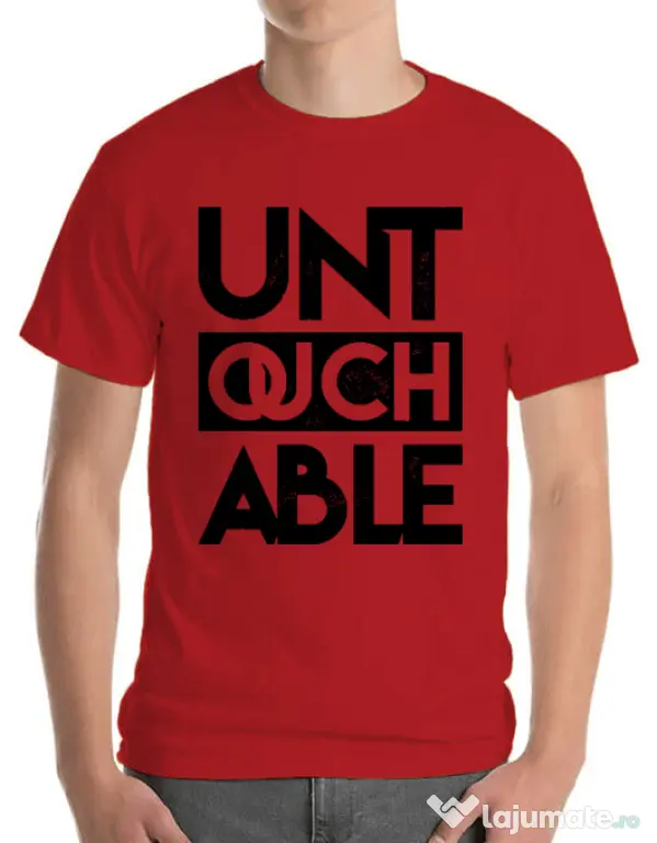 Tricou ADLER barbat Untouchable Rosu