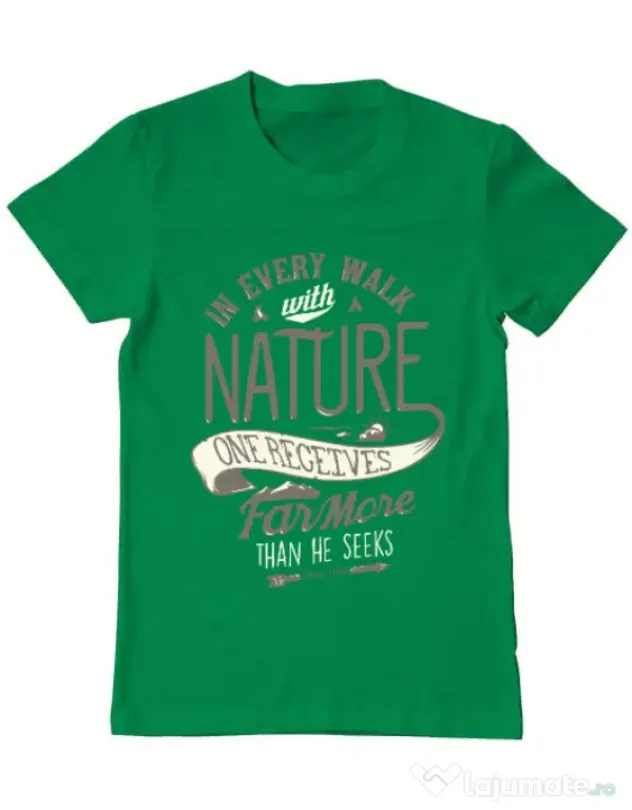 Tricou ADLER barbat Walk of nature Verde mediu