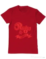 Tricou ADLER barbat Rules are for fools Rosu