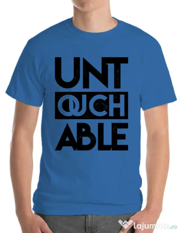 Tricou ADLER barbat Untouchable Albastru azuriu