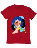 Tricou ADLER barbat Dreamy girl Rosu
