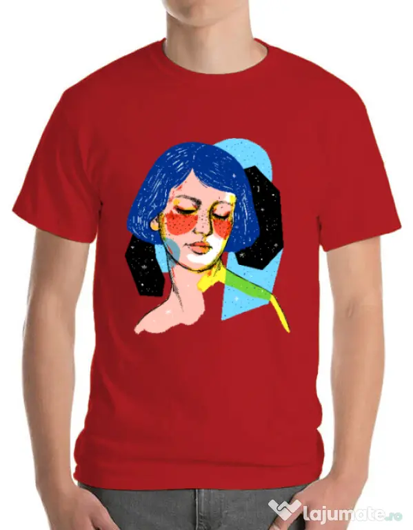 Tricou ADLER barbat Dreamy girl Rosu