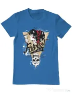 Tricou ADLER barbat Palmist Albastru azuriu