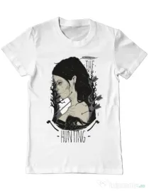 Tricou ADLER barbat The hunting Alb