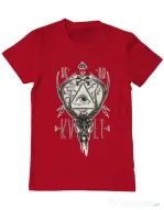 Tricou ADLER barbat Dead kult Rosu