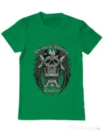 Tricou ADLER barbat Broken Bones Empire Verde mediu