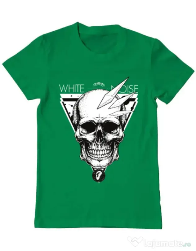 Tricou ADLER barbat White noise Verde mediu