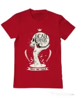 Tricou ADLER barbat Dead hands Rosu