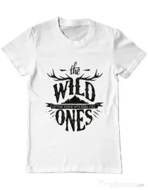 Tricou ADLER barbat The Wild Ones Alb