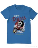 Tricou ADLER barbat Ruff riders Albastru azuriu