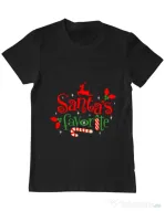 Tricou ADLER barbat Santas favorite Negru
