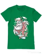 Tricou ADLER barbat Skater Santa Verde mediu