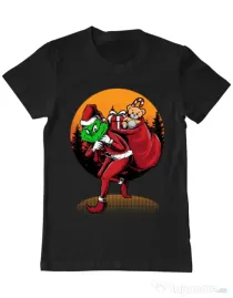 Tricou ADLER barbat Grinch stole Christmas Negru