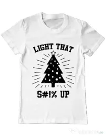 Tricou ADLER barbat Light that up Alb