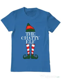 Tricou ADLER barbat The chatty elf Albastru azuriu