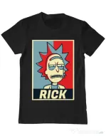 Tricou ADLER barbat Rick Negru