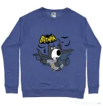 Bluza ADLER barbat Bat Brian Albastru melanj