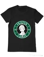 Tricou ADLER barbat Frozen coffee Negru
