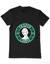 Tricou ADLER barbat Frozen coffee Negru