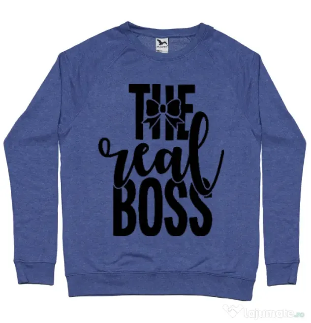 Bluza ADLER barbat The real boss Albastru melanj