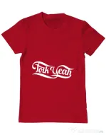 Tricou ADLER barbat Folk yeah Rosu