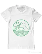 Tricou ADLER barbat Van Alb