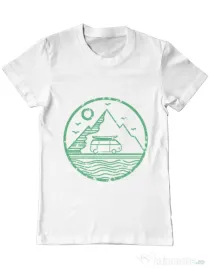 Tricou ADLER barbat Van Alb