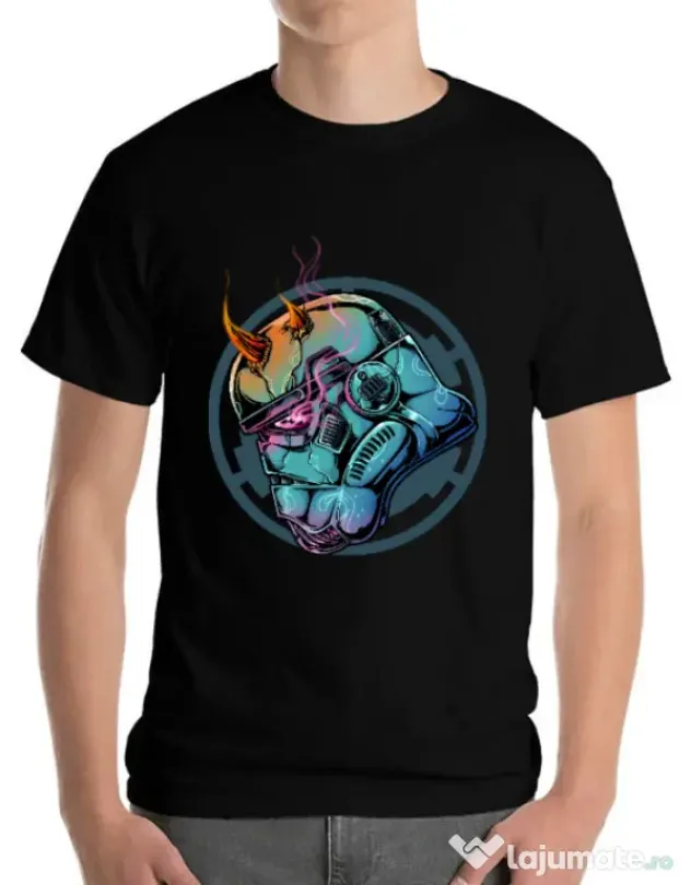 Tricou ADLER barbat Helmet demons Negru