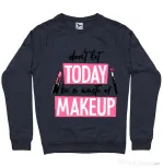 Bluza ADLER barbat A waste of makeup Denim inchis