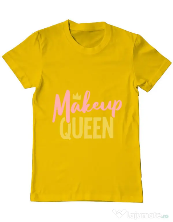Tricou ADLER barbat Makeup queen Galben