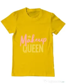 Tricou ADLER barbat Makeup queen Galben
