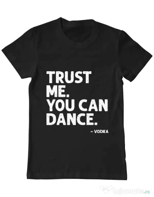 Tricou ADLER barbat You can dance Negru