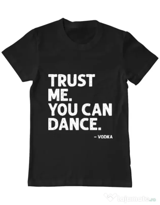 Tricou ADLER barbat You can dance Negru